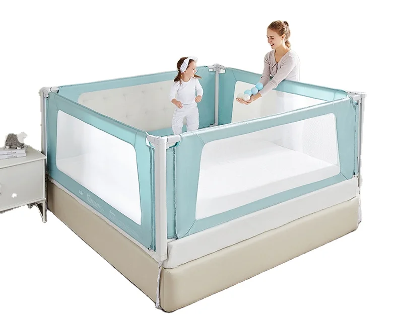 KUB 2020 детский противоударный забор для кровати детский четырехсторонний бесшумный подъемный забор для кровати