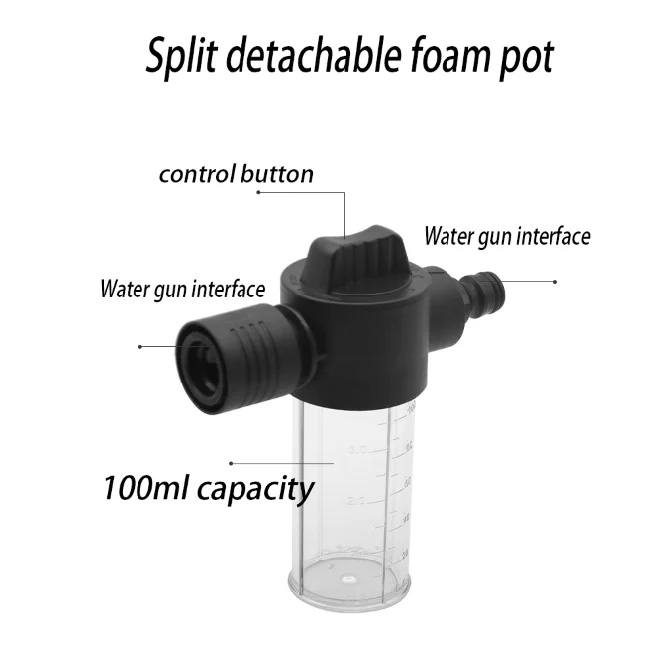Adjustable boats jet ski  marine off road engine undercarriage flush clean salt remover flusher mixer canister pot