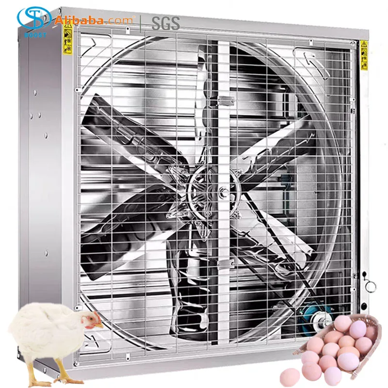 Hot-Selling Wall Mounted Box Exhaust fan Negative Pressure Hammer Exhaust fan for Greenhouse Poultry Farm Cooling Fan