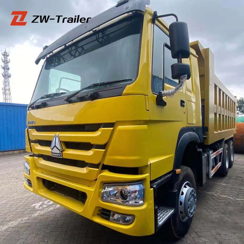 Heavy Duty Sinotruck Howo Dump Truck Camion  6x4 10 Wheeler 336 371 hp 40 Ton Tipper Used Dump Truck