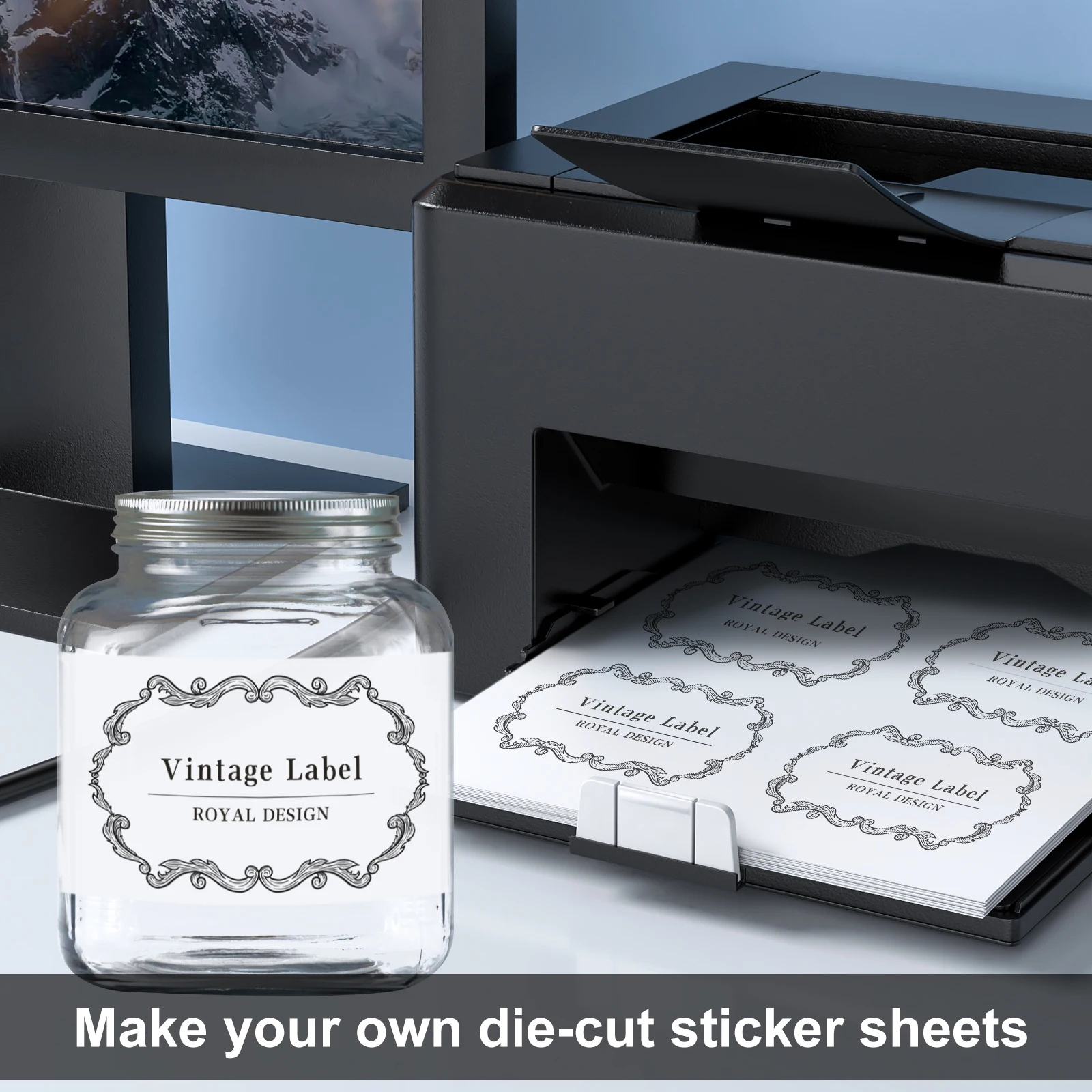 Unifon High Quality Stickers Strong Adhesive Custom Die-cut Sticker Sheets for Water Cup Notebooks and Gifts