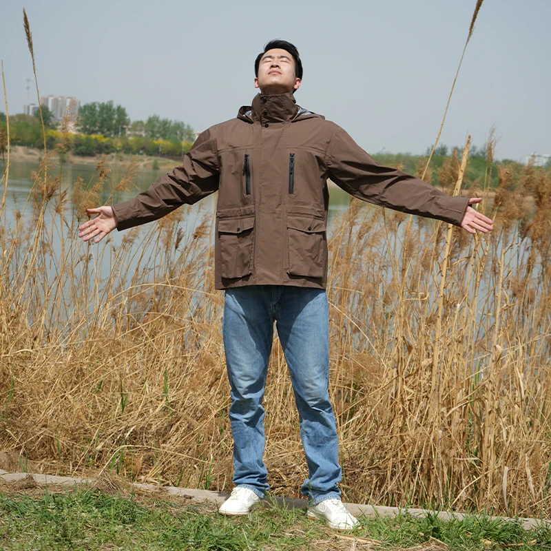 Waterproof 30,000mm Packable Rain Jacket Women hard shell Waterproof Raincoat with Hood Jacket Windbreaker