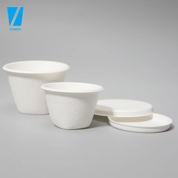 Sauce Cup Manufacturer Customise Tiny Bagasse Disposable Biodegradable Sauce Cup