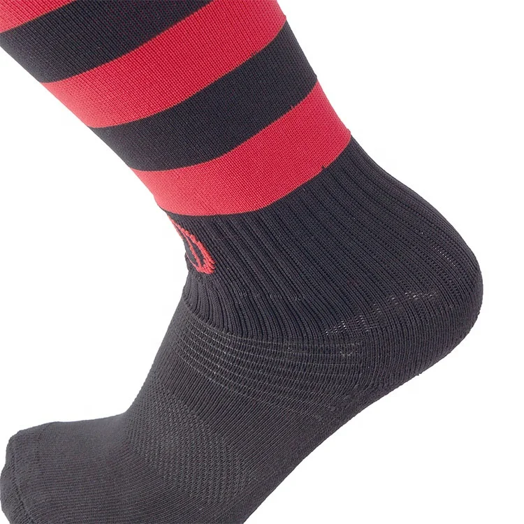 Оптовая продажа, спортивные носки, Длинные мужские Противоскользящие дезодорирующие длинные футбольные носки