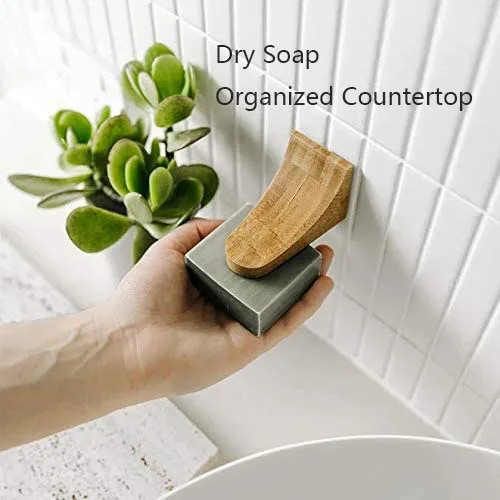 Бамбуковый воздухосушитель магнитный держатель для мыла