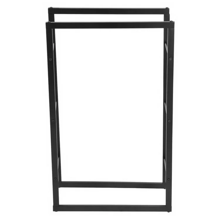 Firewood Rack Outdoor Metal Storage Holder & Rack Firewood Rack Free Standing Firewood Storage Organizer Indoor