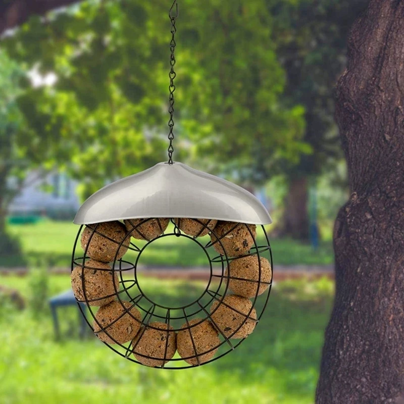 Fat Ball Feeder Dumpling Grease Ball Holder Tit Dumpling Feeder Holder Outdoor Bird Feeder Food Dispenser For Tit Wild Birds