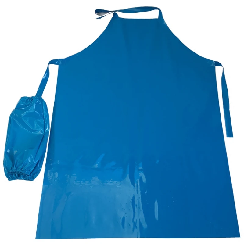 New Design Custom Logo waterproof yellow  tpu rubber sleeveless apron