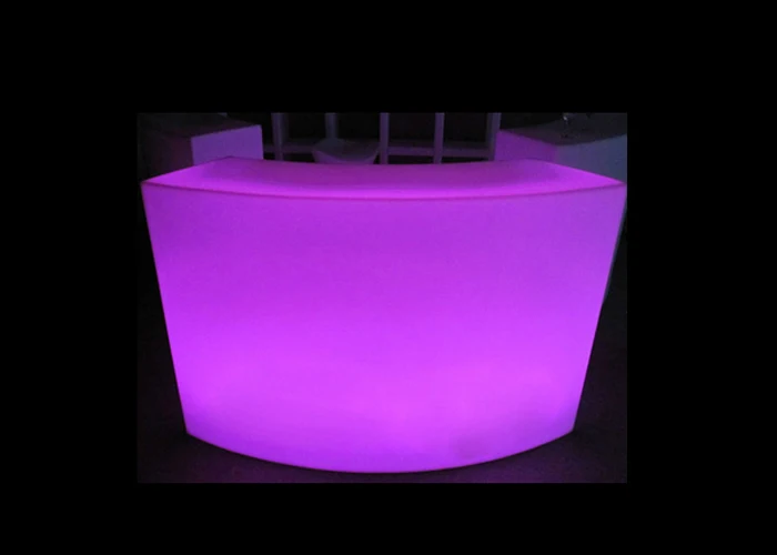 indoor or outdoor self-change slow flash light bar table for Portable club and event commercial bars