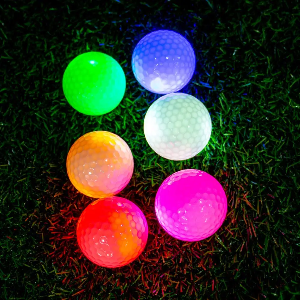 Super bright LED golf balls Glow in the dark golf balls Long-lasting glowing golf balls 6/12pack