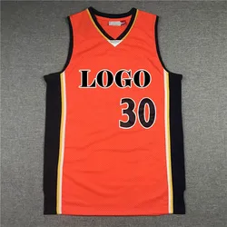 Wholesale High Quality Custom New Design Logo Basketball Jersey For 30 Teams stitch mesh basketball jersey