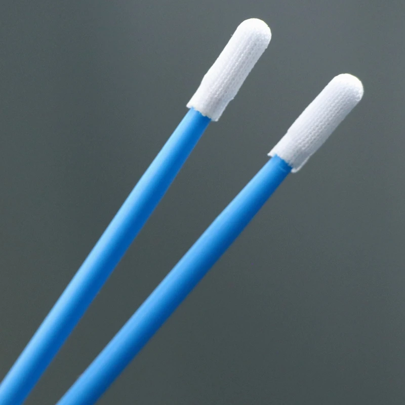 743 Lint Free Small ESD Cleanroom Swab Factory Detailing Cleaning Polyester Swab Suppliers