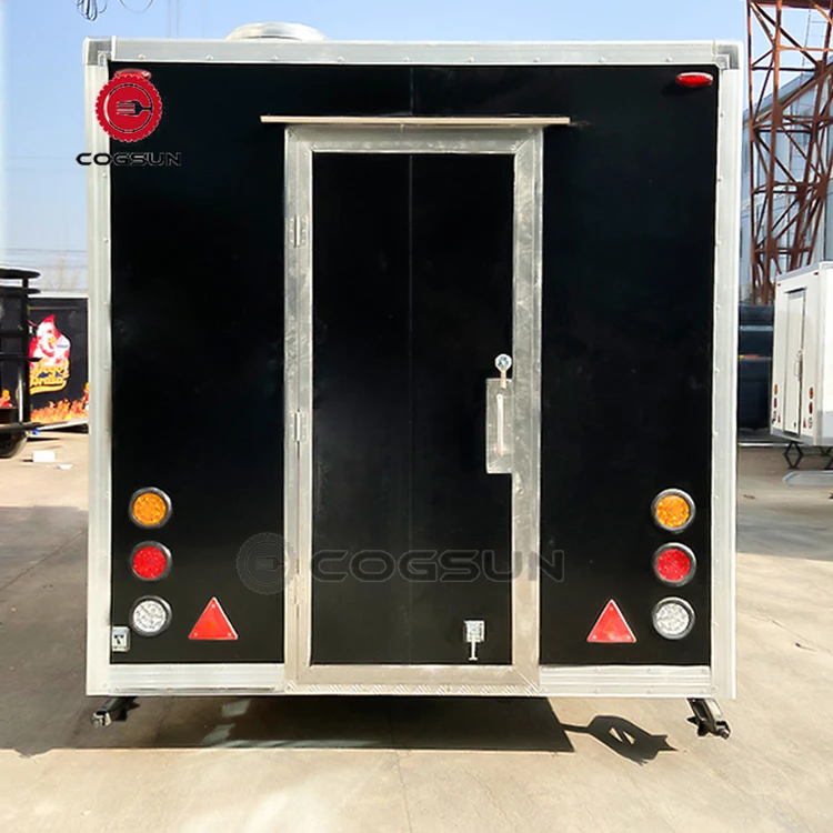 Портативный мобильный трейлер для еды с дозатором напитков и концессионной тележкой сэндвич-станции