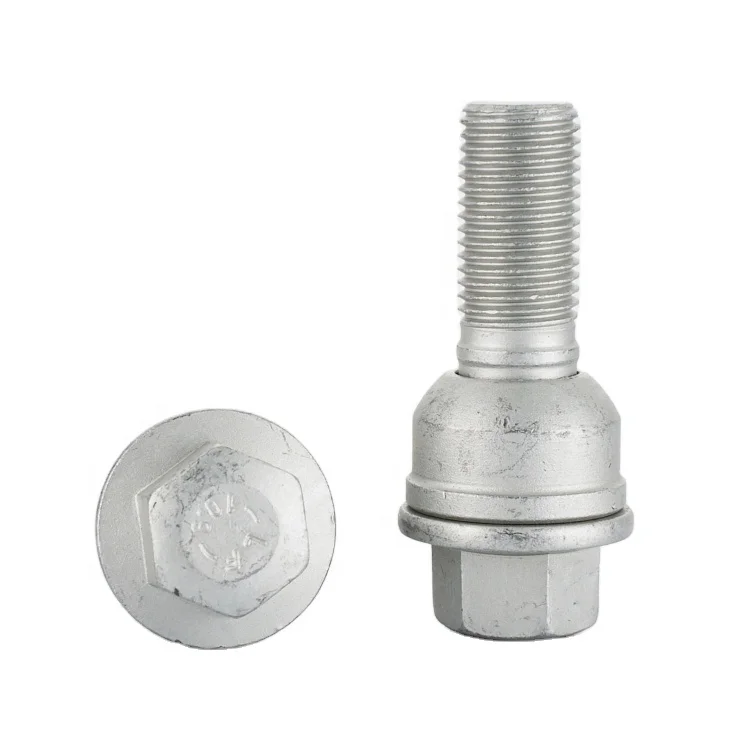 Маленькая оптовая продажа M14 * 1,5 высококачественные стальные Ленточные накладки колесные болты подходящие Автомобильные Колесные Болты крепежные болты гайки для audi