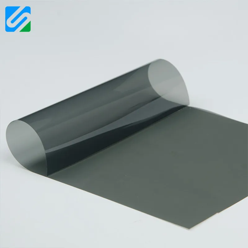 PET material  tinted mirror building film dyed solar glass film buildings