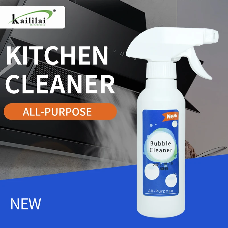Kitchen Grease Cleaner Remove Multi-Purpose Foam Cleaner Bubble Cleaner Household Cleaning Tool Bubble Spray Kitchen 200ml