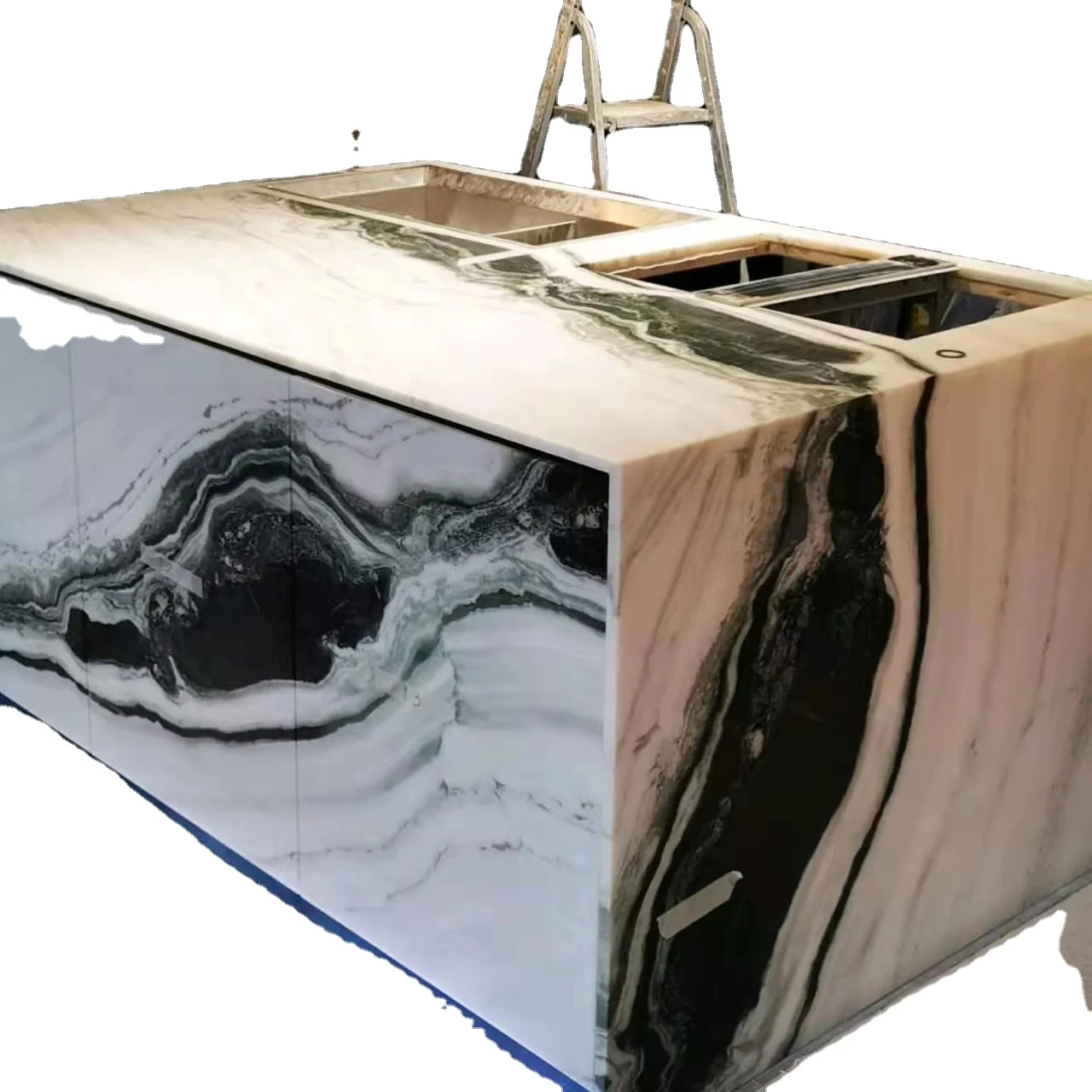 panda marble  countertop white marble countertops