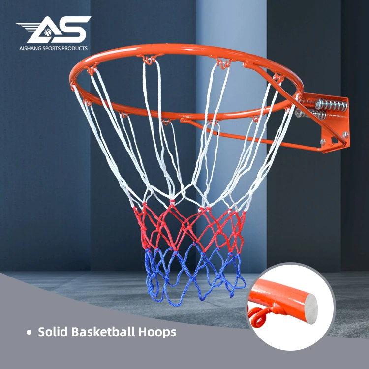 16mm Solid Steel Pole with Double Springs adjustable professional custom basketball ring