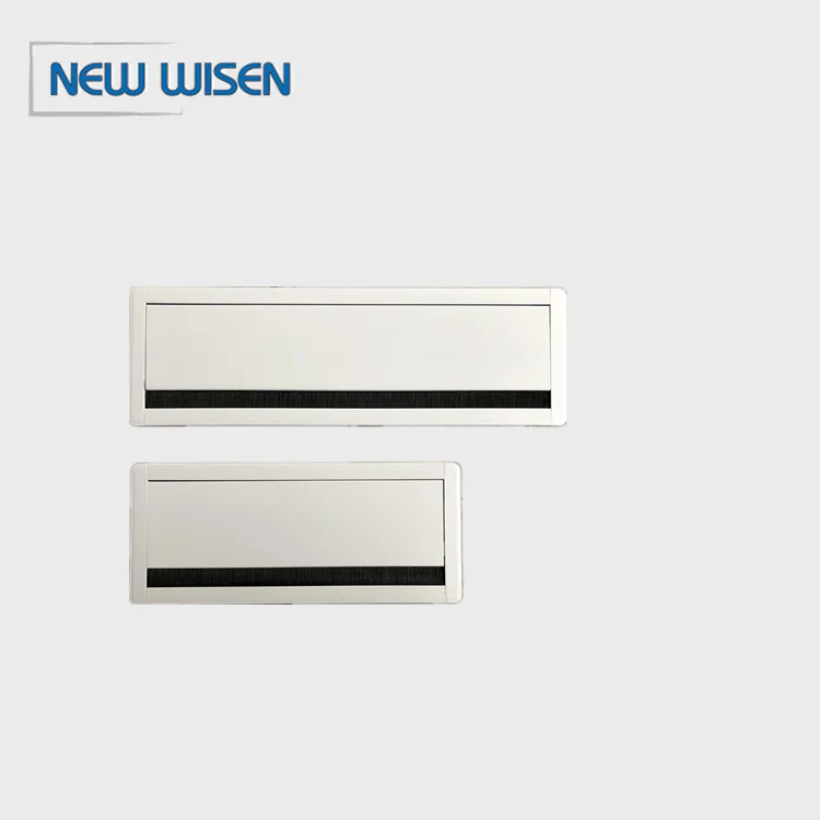 Customized computer desk cable box aluminum table wire manager closed cable grommet with wire box cover