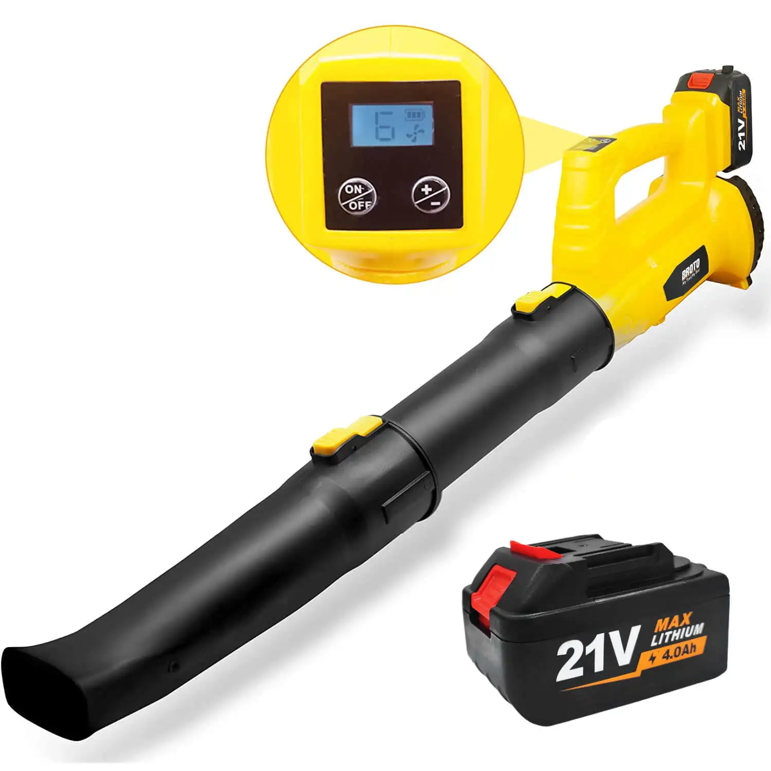 High Speed Handheld Portable Lithium Battery Powered Snow Garden Blower Fans Air 20V Cordless Leaf Blower Electric