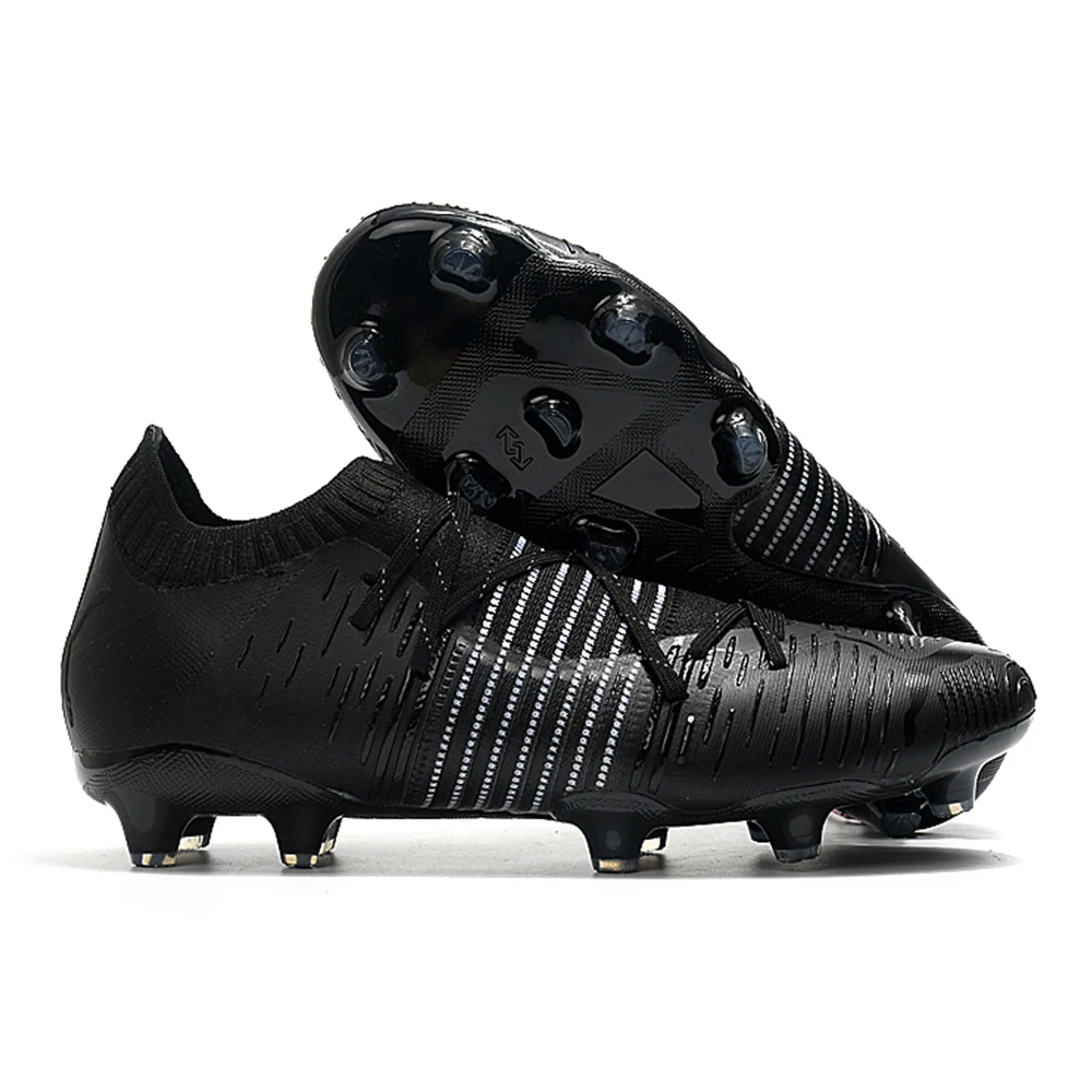 Wholesale High Quality Embossed Upper Rubber Tpu Outsole Soccer Shoes Football Junior Soccer Shoes For Men