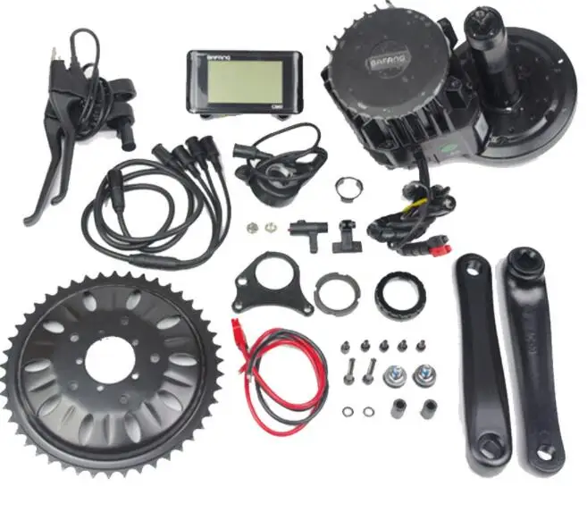 48V 1000W BAFANG Mid Drive Electric Bike Conversion Kit Ebike Motor Kit