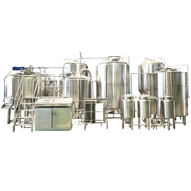 500L 5HL 4BBL SUS electrical manual Three vessel small turkey beer brew equipment brewing machine making beer
