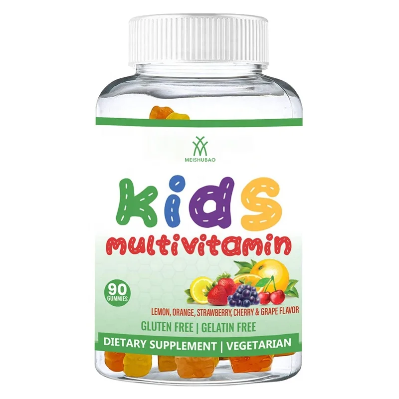 OEM/ODM Hot Selling NUTRITION Halal & Vegetarian Gummy Vitamin Immune Support Healthy Bones Teeth Vegetarian for  Kids