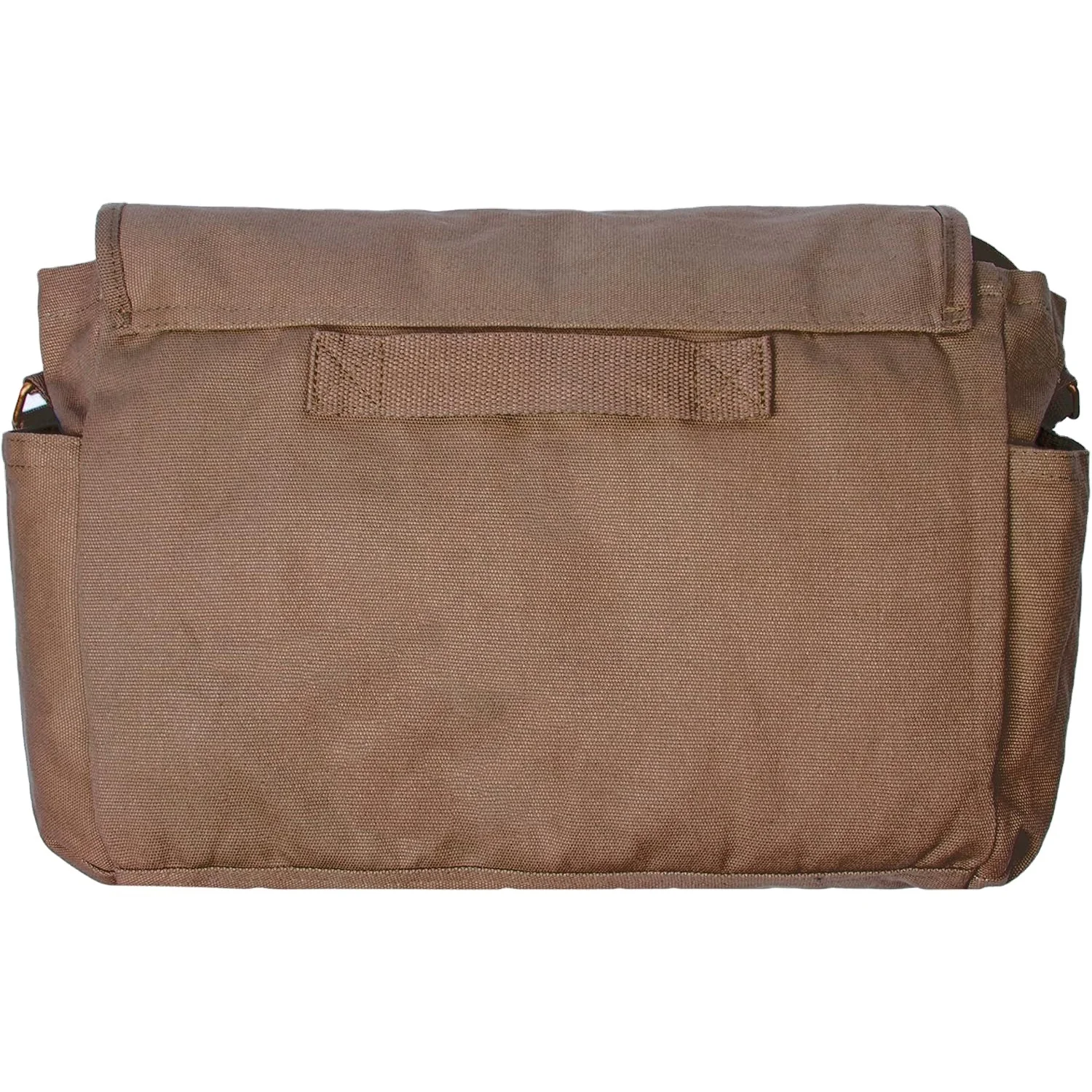 Classic Vintage Messenger Bag - Original Heavyweight Cotton Canvas Shoulder Bag with Upgraded Features
