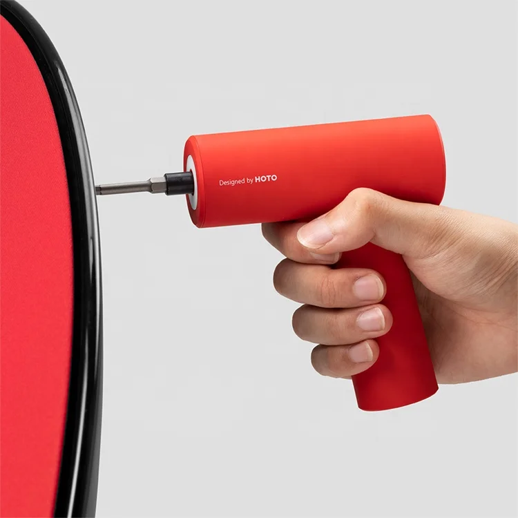 HOTO Rechargeable 3.6V Hand Hold DIY lithium Screwdriver Mini Cordless Screwdriver Home Tools Electric Screwdriver