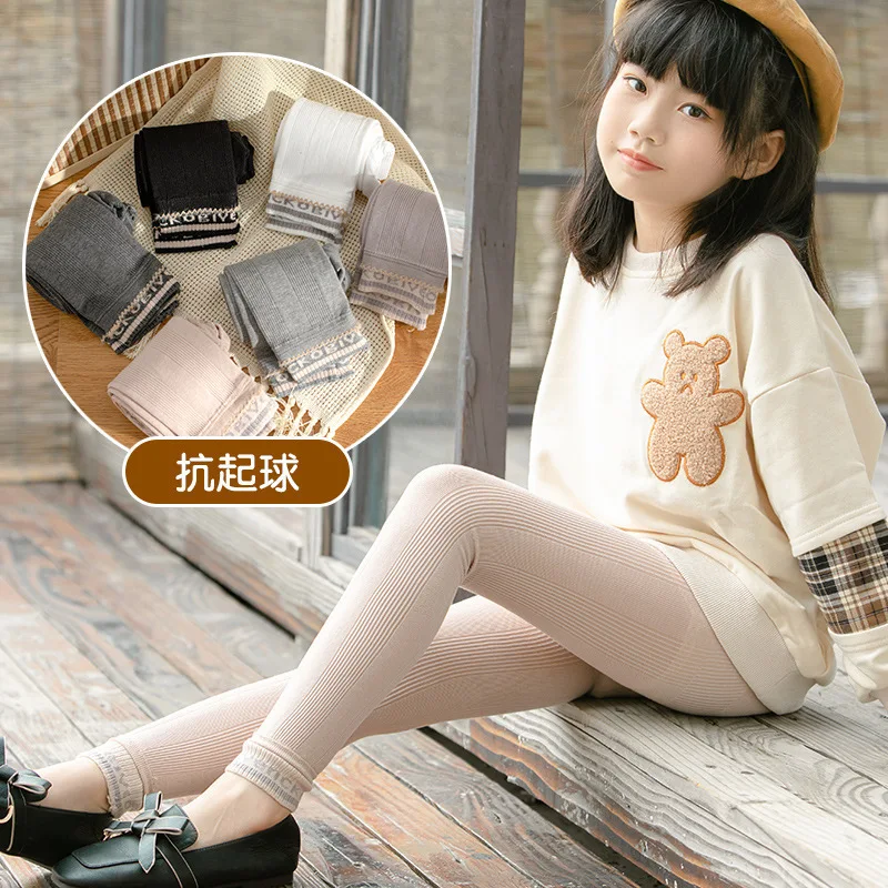 RTS Wholesale Baby Autumn Spring Tights for Girl Baby Toddler Kid Letter Cotton Warm Pantyhose for Toddler Children Tight