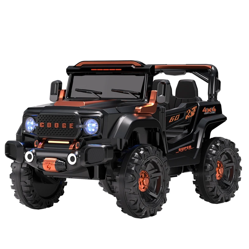 Four Drive 6V/7A Battery 2 Seats Electric Car Kids Off Road Children Baby Toy Car Ride on Car for Kids to Drive Remote Control.