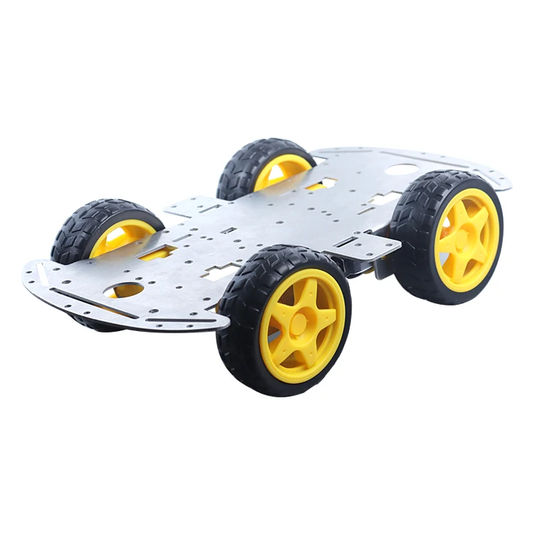 4WD Smart Robot Car Kit Aluminum Alloy Car Chassis Car Robot Chassis