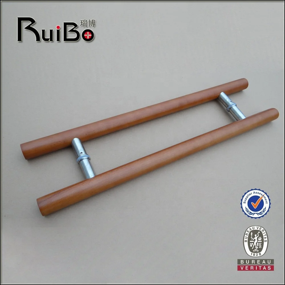 RB-3001W H shape wooden door handle manufacturer