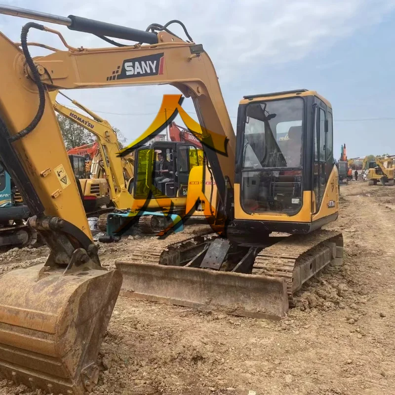 Strong Power Low Price Used Original Crawler Excavator Sany 75C-9  In Stock.