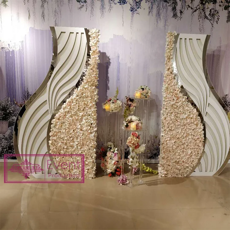 New Design Boda Decoration Mariage Wedding Backdrop for Sale