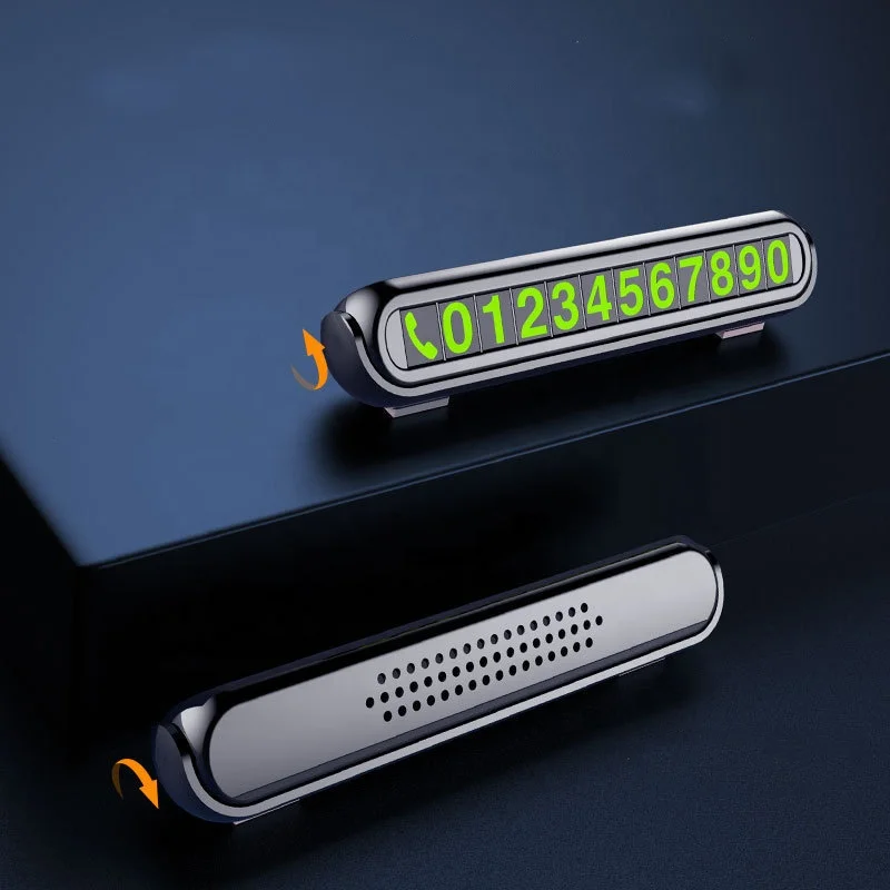 
Car parking card hidden car number plate telephone number card parking phone number 