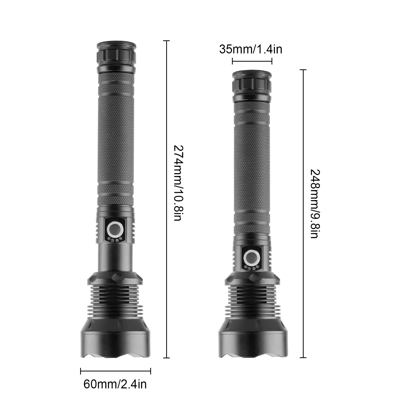 Spot goods aluminum alloy quad core ultra bright p70 torch light 20W powerful xph 70 flashlight