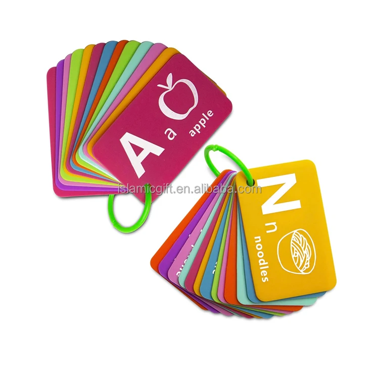Kids Pre School unique Dutch Food Flashcards Printing Services Bendable Flash Cards Manufacturer