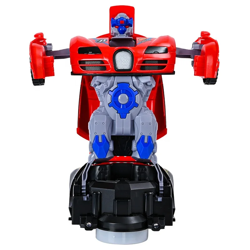 B/O Universal Driving Transforming Robots 2 In 1 Deform Robot Car Toy with Dynamic Music Flash Lights Deformation Robot