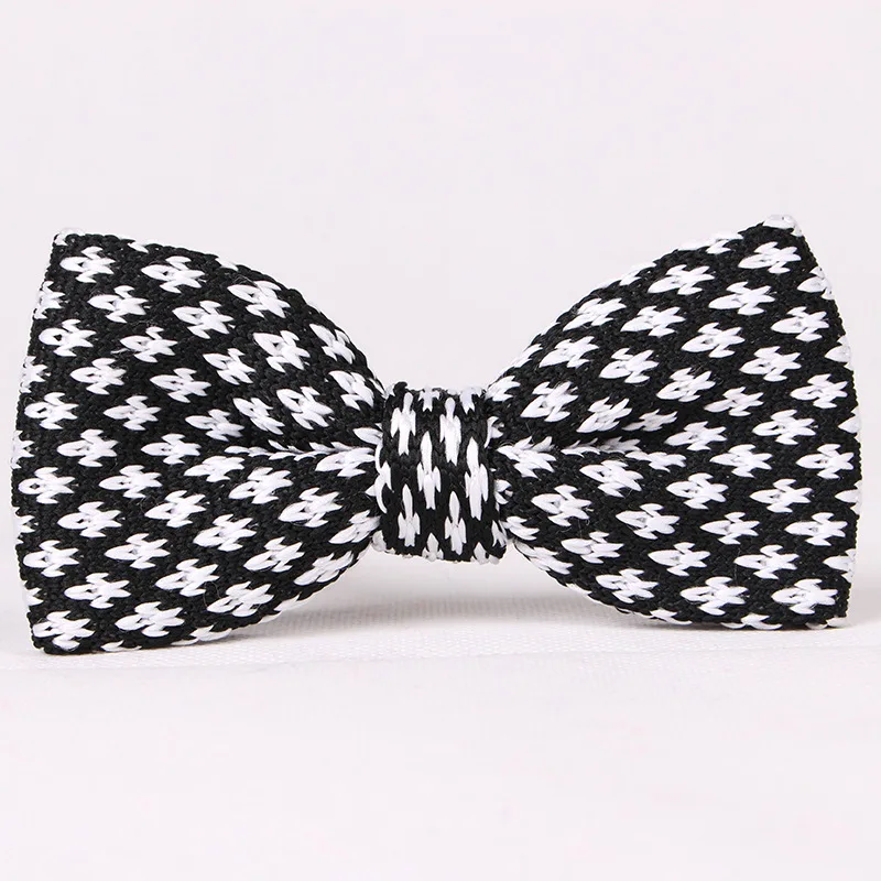 Knitted Bow ties For Men Fashion Neckwear Adjustable Mens tie For Wedding Male Neck Ties For Men Knit Bowtie