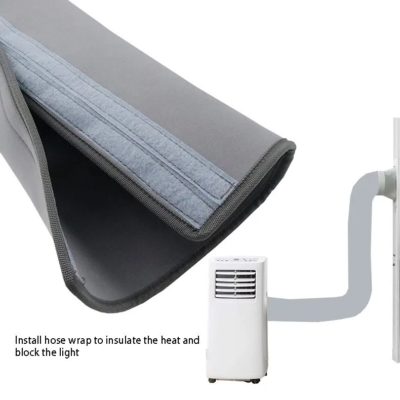 Air Conditioner Exhaust Hose Insulation Cover Air Conditioning Hose Protective Cover Dustproof, easy to carry, easy to install