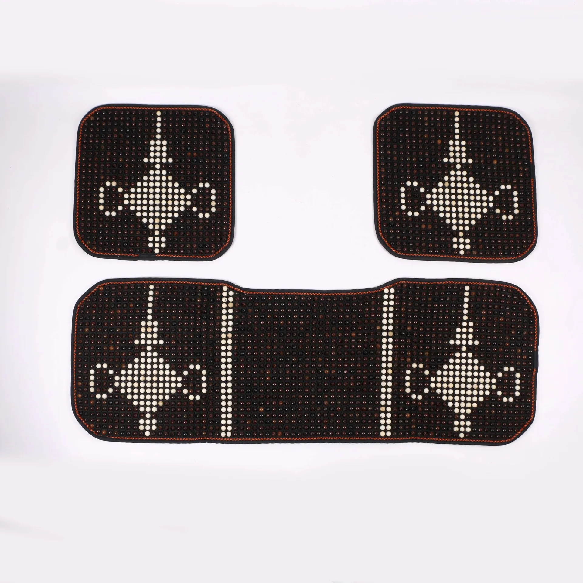 Car seat cover ventilation universal style cool hand-knitted car seat cushion three-piece set bodhi mbx mat