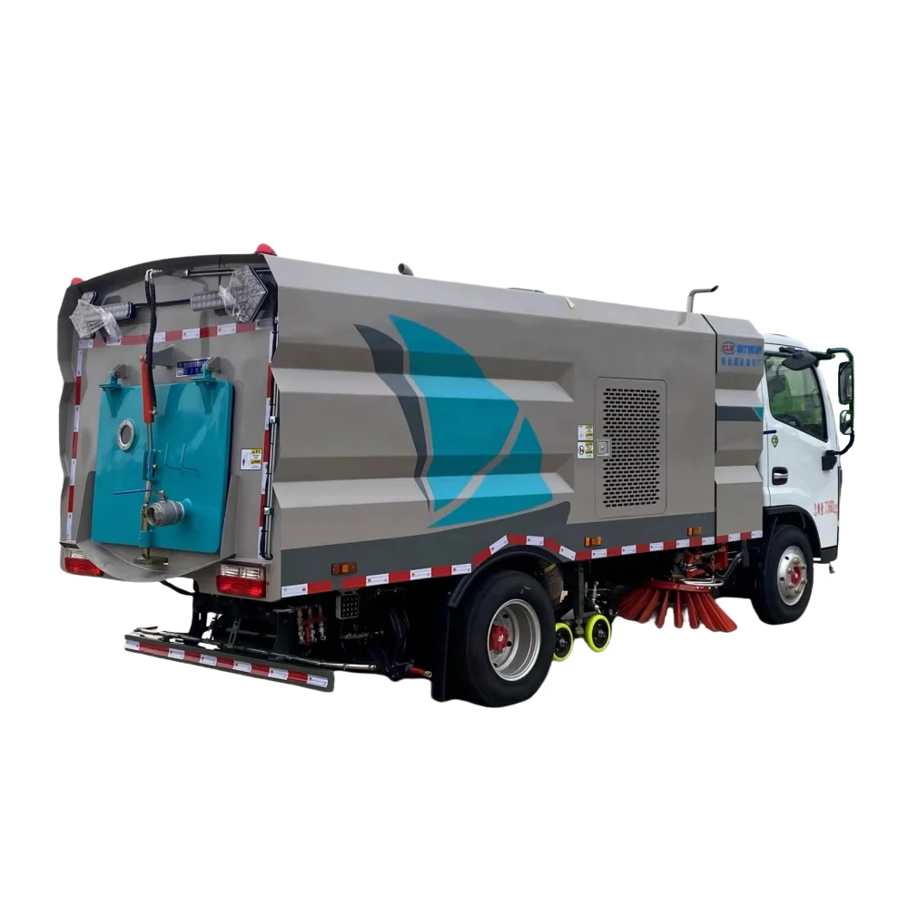 Best price Dongfeng 5 CBM Vacuum Road Sweeper Road Washing and Sweeping Vehicle truck vacuum sweeper Street Sweeping Vehicle