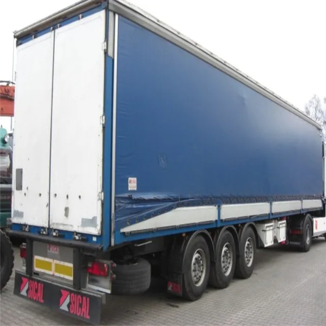 Waterproof Heavy Pvc Coated Tarpaulin Truck Cover with eyelets