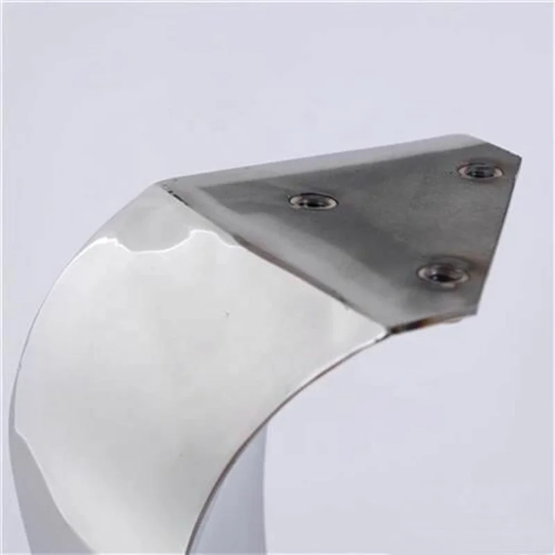 Furniture Sofa Feet Chrome Metal with Big Base Metal Base Quantity Silver Customized Time Surface Packing Finish Pcs Desk Bed