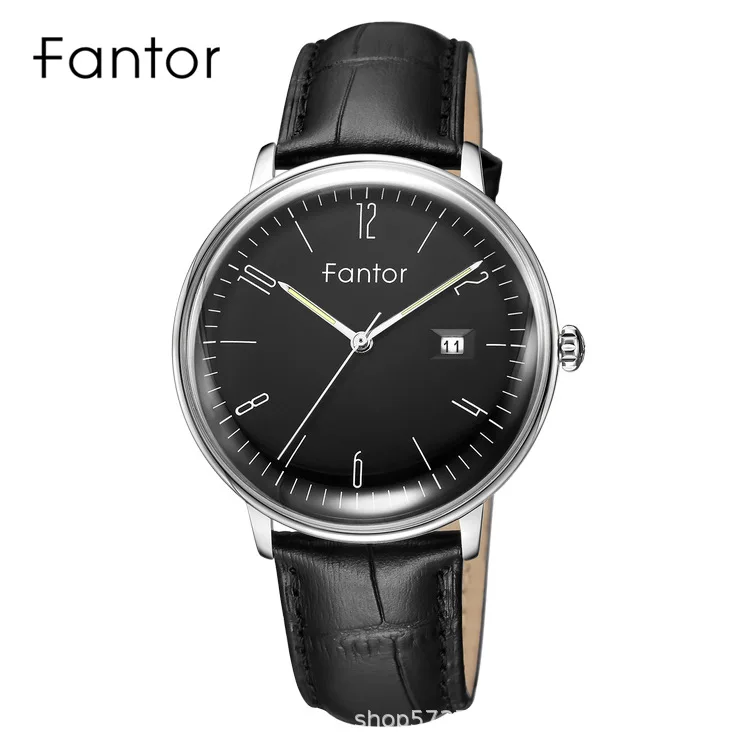 Fantor 1005 Minimalist Classic Men Watch relogio masculino Luxury Leather Watch for Man Luminous Hand Date Quartz Watches