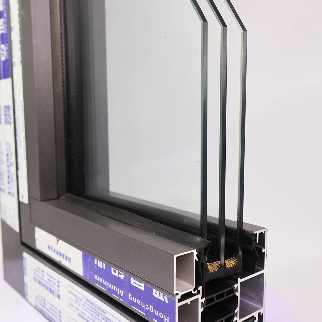 China Factory Directly Thermal Break Low-e Powder Coated Black Aluminium Windows Custom Casement Aluminum Window Glass Window