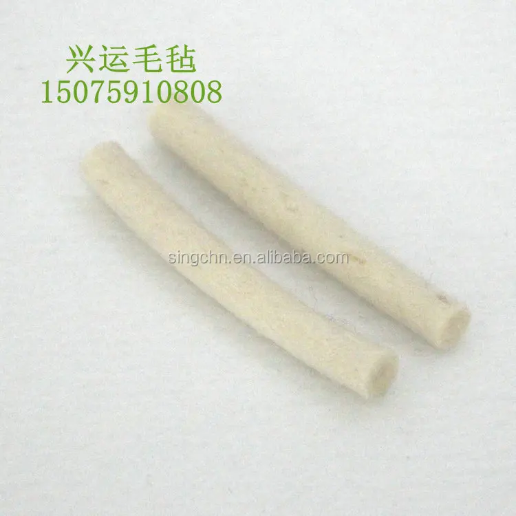 Фабричное производство по индивидуальному заказу, впитывающая масляная прокладка, 100% шерстяной фетровый трубчатый шерстяной войлок