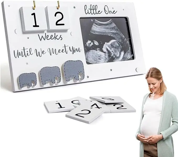 Newborn birth milestone photo commemorative wooden photo frame bedroom decoration photo frame